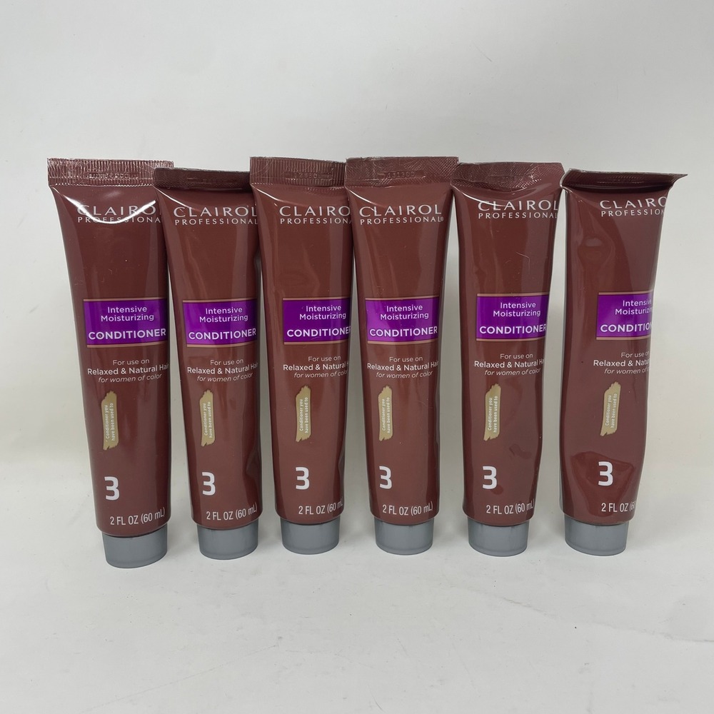 Lot of 6 Clairol Professional Intensive Moisturizing Conditioner 2oz Each Step 3